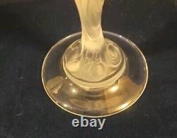 Erte Majestique Crystal Champagne Wine Flute Glass France Vintage Collectible