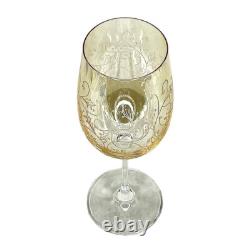 Etched Gold Vintage Wine Glasses from Pier 1 5
