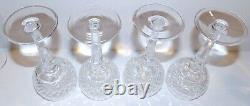 Exquisite Vintage Set Of 4 Waterford Crystal Colleen 7 3/8 Wine Hock Glasses