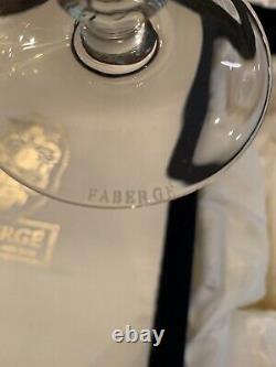 Faberge Crystal Xenia Wine Glasses Set Of Six SET#1