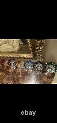 Faberge Crystal Xenia Wine Glasses Set Of Six SET#1
