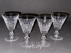 Fabulous Vintage Set of 4 Waterford Crystal Maeve Ireland Cordial Wine Glasses