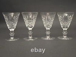 Fabulous Vintage Set of 4 Waterford Crystal Maeve Ireland Cordial Wine Glasses