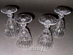 Fabulous Vintage Set of 4 Waterford Crystal Maeve Ireland Cordial Wine Glasses