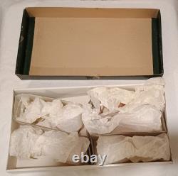 Five Vintage Jozef Stanik Handblown Zlata Zuzana (Golden Suzanne) Wine Glasses