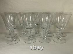 Fostoria American Clear Glass Stemware Set, Antique Vintage Crystal Wine Goblets