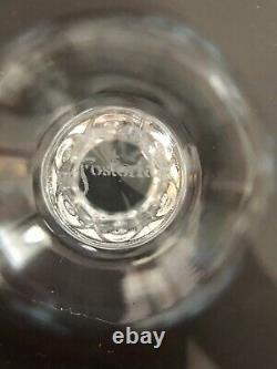 Fostoria Navarre Blue Magnum Wine Glass Vintage Etched Stemware (2 Stems Left)