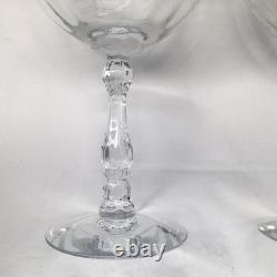 Fostoria Navarre Clear Magnums / Oversized Balloon Wine Glasses Vintage Lot Of 2