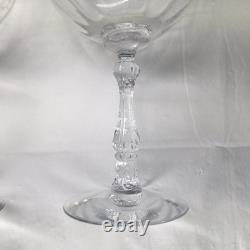 Fostoria Navarre Clear Magnums / Oversized Balloon Wine Glasses Vintage Lot Of 2