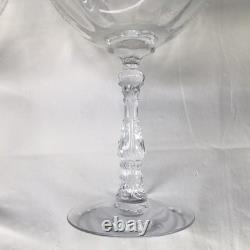 Fostoria Navarre Clear Magnums / Oversized Balloon Wine Glasses Vintage Lot Of 2