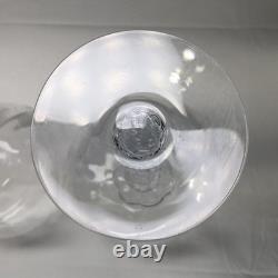 Fostoria Navarre Clear Magnums / Oversized Balloon Wine Glasses Vintage Lot Of 2