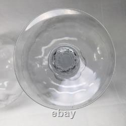 Fostoria Navarre Clear Magnums / Oversized Balloon Wine Glasses Vintage Lot Of 2