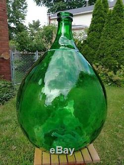 * * FREE SAME DAY POSTAGE 2x 5 litre glass Demi-John with Plastic Basket Wine Balloon Glass Bottle Ambrosia Italy Carboy Complete 