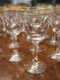Golden Lace by Fostoria Water Wine Glasses Set of 10 Vintage Goblet withGold 6.6