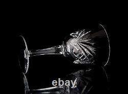 Gorham Cherrywood Claret Wine Glasses Set of 5 Elegant Vintage Crystal Stemware