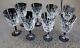 Gorham Crystal King Edward Wine/Water Goblets 7 1/8 Tall VINTAGE Set of 8