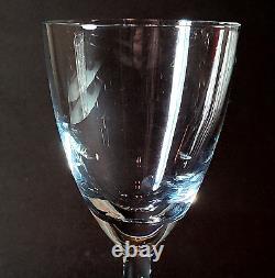HOLMEGAARD PRINCESS CLARET WINE GLASSES, Lead Crystal, 6 1/2, DENMARK, SIGNED