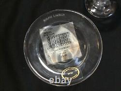 HTF Vintage Ralph Lauren Crystal Brogan 6 Footed Wine Glass Set of 4 MSRP $500