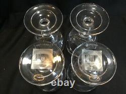 HTF Vintage Ralph Lauren Crystal Brogan 6 Footed Wine Glass Set of 4 MSRP $500