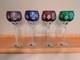 Handcut & Blown CRYSTAL CLEAR Vintage Wine Glasses New in Box Like on TRAITORS