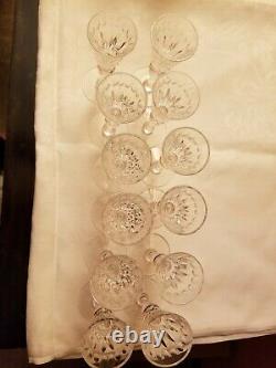 Hawkes 4 3/8 Crystal Cordial Glasses Set of 12