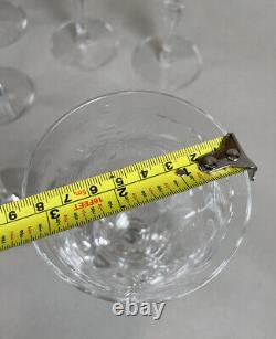 Hawkes Crystal 6 Vintage Wine Glasses