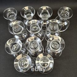 HerHua Duke littala Medium Wine Glasses Goblets Heikki Orvola MCM Vintage Set 12