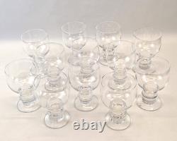 HerHua Duke littala Medium Wine Glasses Goblets Heikki Orvola MCM Vintage Set 12