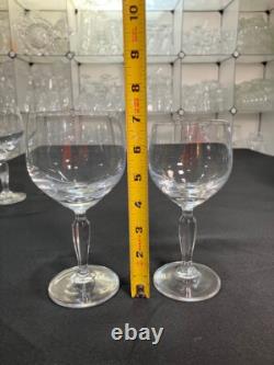 Heritage by Mikasa Set of Nine Elegant Vintage Water & Wine Glasses