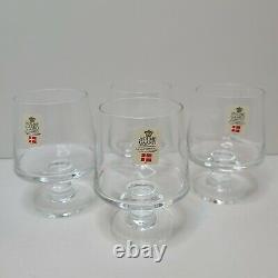 Holmegaard Of Copenhagen Bar Glasses X10 Goblet Wine Brandy Claret Vtg Footed