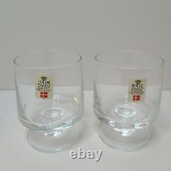 Holmegaard Of Copenhagen Bar Glasses X10 Goblet Wine Brandy Claret Vtg Footed