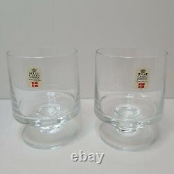 Holmegaard Of Copenhagen Bar Glasses X10 Goblet Wine Brandy Claret Vtg Footed