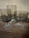 Holmegaard Smoke Gray Water Lrg Wine Glasses 5¾ by Per Lütken 1960's VTG Mint