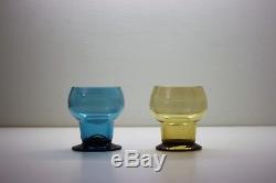 Kaj Franck, Set of 6 Wine Glass, Tumbler 1111, Iittala Nuutajarvi Vintage Design
