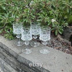 Kosta Boda Vintage Husar Wine Glasses Set of 4