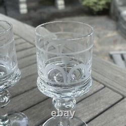 Kosta Boda Vintage Husar Wine Glasses Set of 4