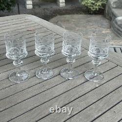 Kosta Boda Vintage Husar Wine Glasses Set of 4