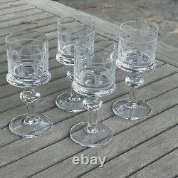 Kosta Boda Vintage Husar Wine Glasses Set of 4