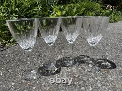 LOT OF 4 Vintage Wexford Lismore Crystal Stemware Glass, Discontinued