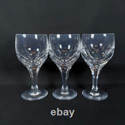 LOT OF 6 ATLANTIS CRYSTAL EVORA PATTERN WINE GLASSES 6.75 Crystal glass vintage