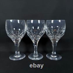 LOT OF 6 ATLANTIS CRYSTAL EVORA PATTERN WINE GLASSES 6.75 Crystal glass vintage