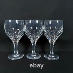 LOT OF 6 ATLANTIS CRYSTAL EVORA PATTERN WINE GLASSES 6.75 Crystal glass vintage