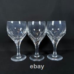 LOT OF 6 ATLANTIS CRYSTAL EVORA PATTERN WINE GLASSES 6.75 Crystal glass vintage