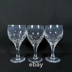 LOT OF 6 ATLANTIS CRYSTAL EVORA PATTERN WINE GLASSES 6.75 Crystal glass vintage