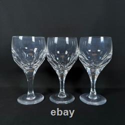 LOT OF 6 ATLANTIS CRYSTAL EVORA PATTERN WINE GLASSES 6.75 Crystal glass vintage