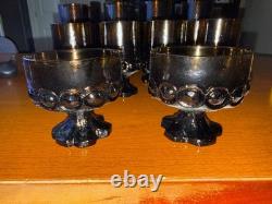 LOT of 24 MCM Tiffin Franciscan Madeira Smoke Brown Flat Tumbler Water Goblets