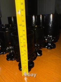 LOT of 24 MCM Tiffin Franciscan Madeira Smoke Brown Flat Tumbler Water Goblets
