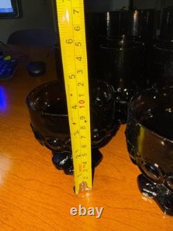 LOT of 24 MCM Tiffin Franciscan Madeira Smoke Brown Flat Tumbler Water Goblets
