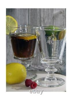 La Rochere Napoleon Bee Stemmed Wine Glass Set of 6 Vintage Wine Glasses