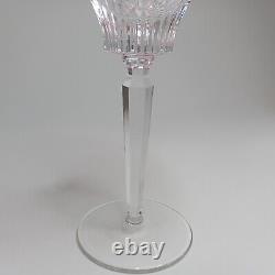 Lausitzer Vintage Crystal 8 Wine Glass Color Cut To Clear Glass Set Of 4